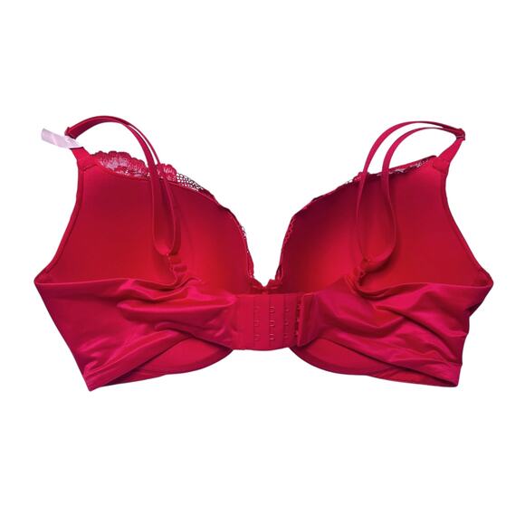 Victoria's Secret Body By Victoria Lace-Trim Perfect Shape Lined Bra Size 38DD - Picture 3 of 7